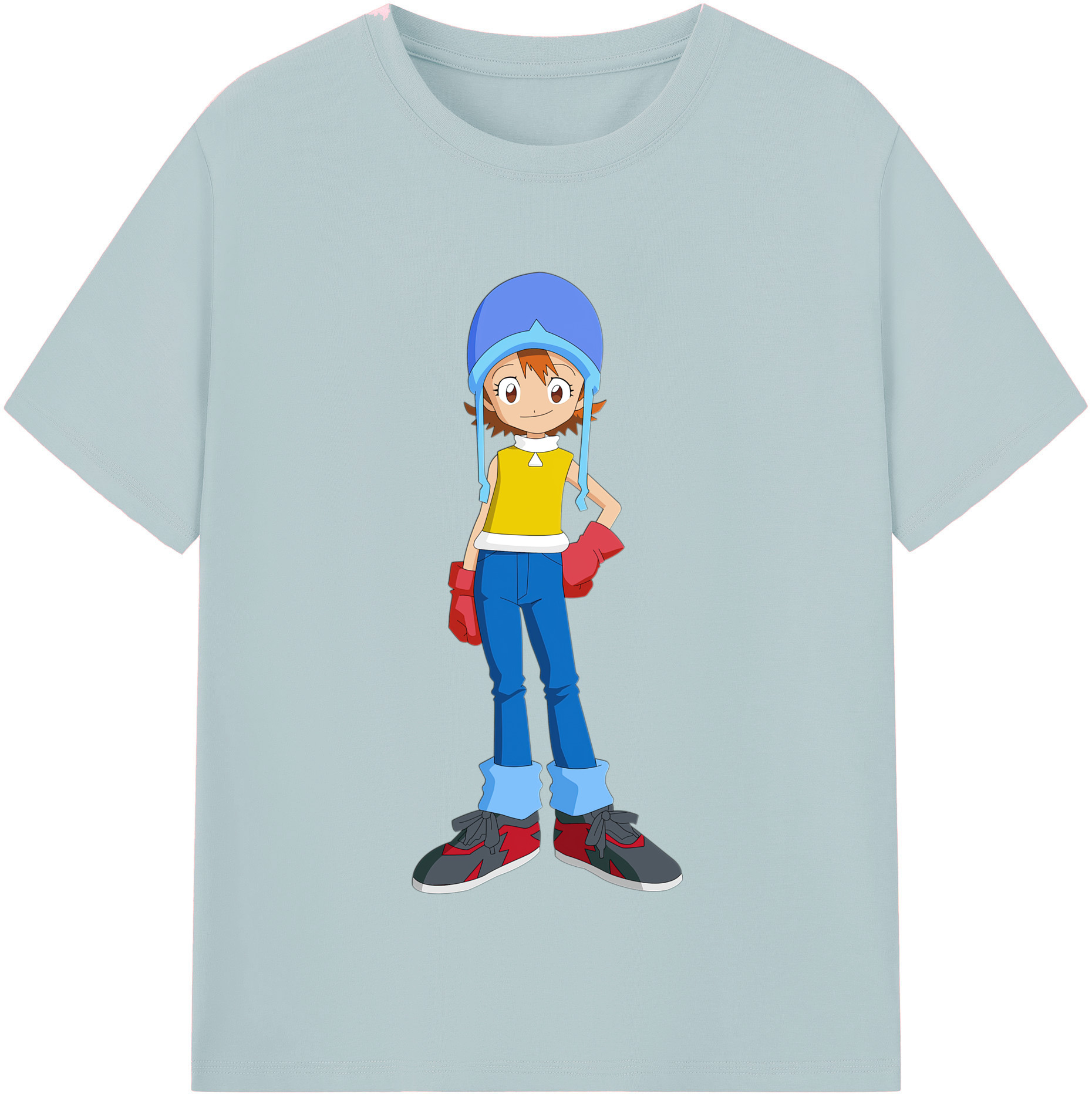 （画像用） Digimon デジタルモンスター/デジモン 綿100％半袖Tシャツ（フロントプリント）